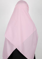 BeingMuslims Textured Muna Chiffon Hijab Light Pink Pack of 10