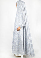 BeingMuslims Printed Jilbab Ankle Length Misty Cool Grey Pack of 10