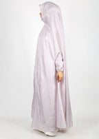 BeingMuslims Printed Jilbab Ankle Length Warm Off-White Pack of 10