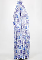 BeingMuslims Printed Jilbab Full Length Soft Ivory Off-White Pack of 10
