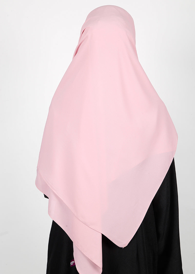 BeingMuslims Rich Malaysian GeorgetteHijab Blush pink Pack of 10