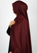 BeingMuslims Rich Malaysian GeorgetteHijab Burgundy Pack of 10