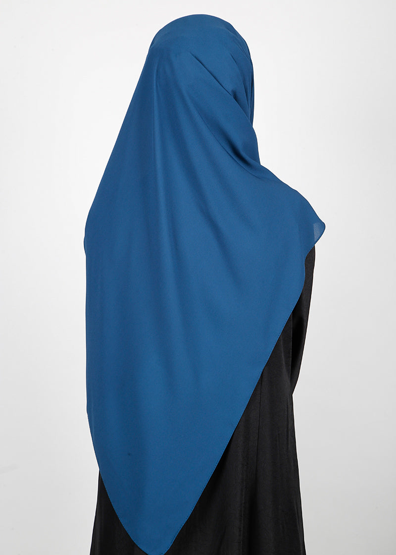 BeingMuslims Rich Malaysian GeorgetteHijab Cobalt Blue Pack of 10