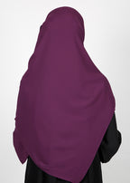 BeingMuslims Rich Malaysian GeorgetteHijab Deep Purple Pack of 10