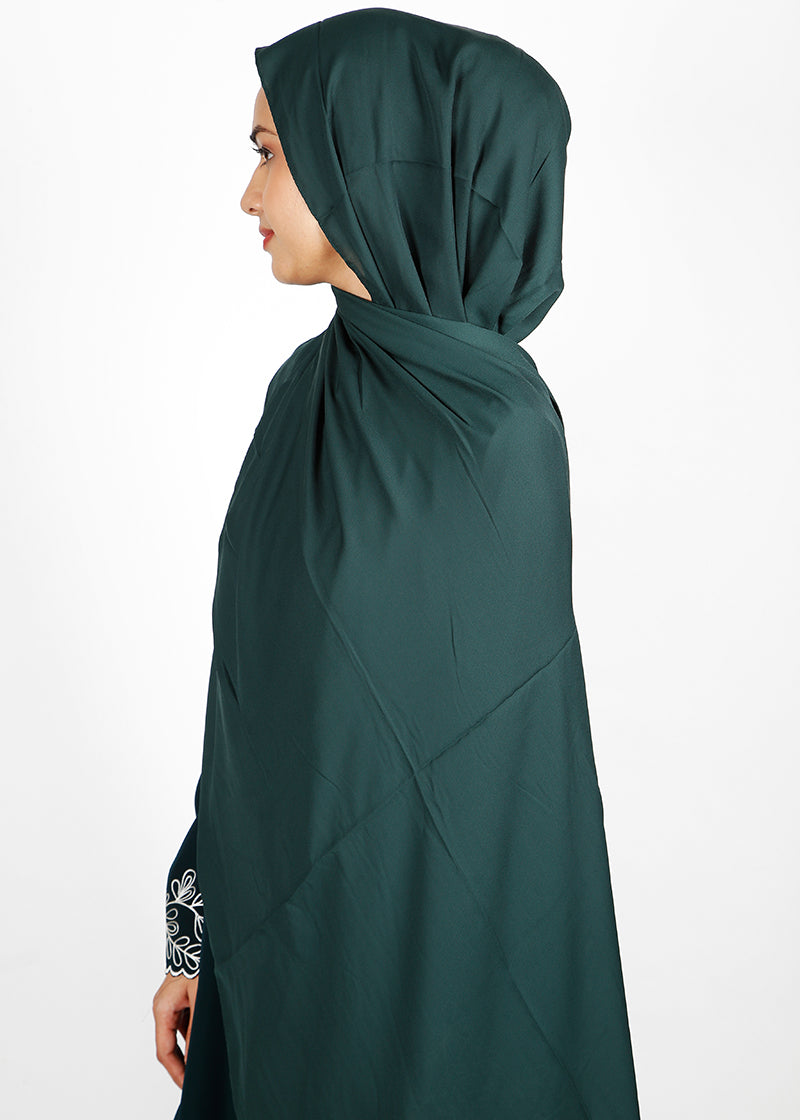 BeingMuslims Rich Malaysian GeorgetteHijab Emerald Green Pack of 10