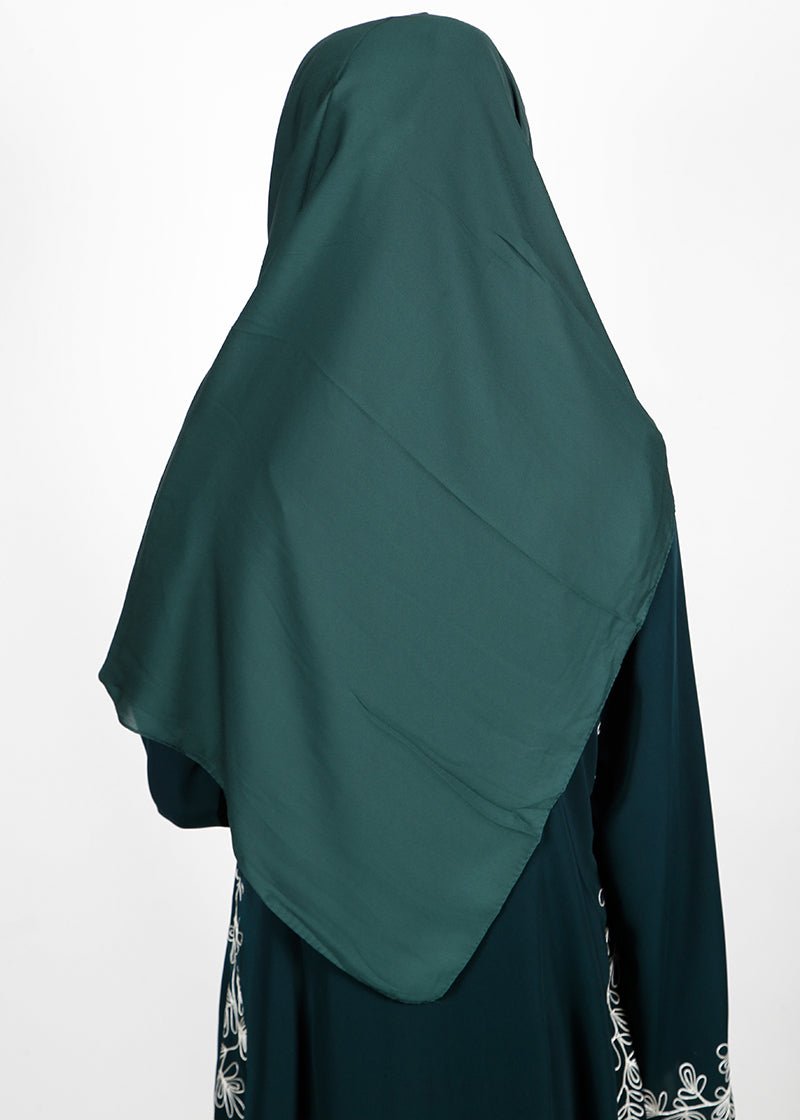 BeingMuslims Rich Malaysian GeorgetteHijab Emerald Green Pack of 10