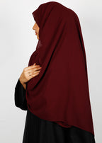 BeingMuslims Rich Malaysian GeorgetteHijab Maroon Pack of 10