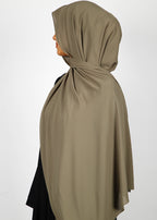 BeingMuslims Rich Malaysian GeorgetteHijab Muted Olive Pack of 10