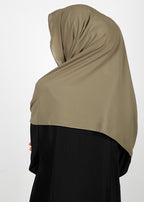 BeingMuslims Rich Malaysian GeorgetteHijab Muted Olive Pack of 10
