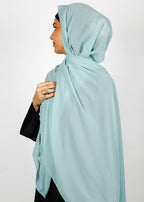 BeingMuslims Rich Malaysian GeorgetteHijab Pale Blue Pack of 10