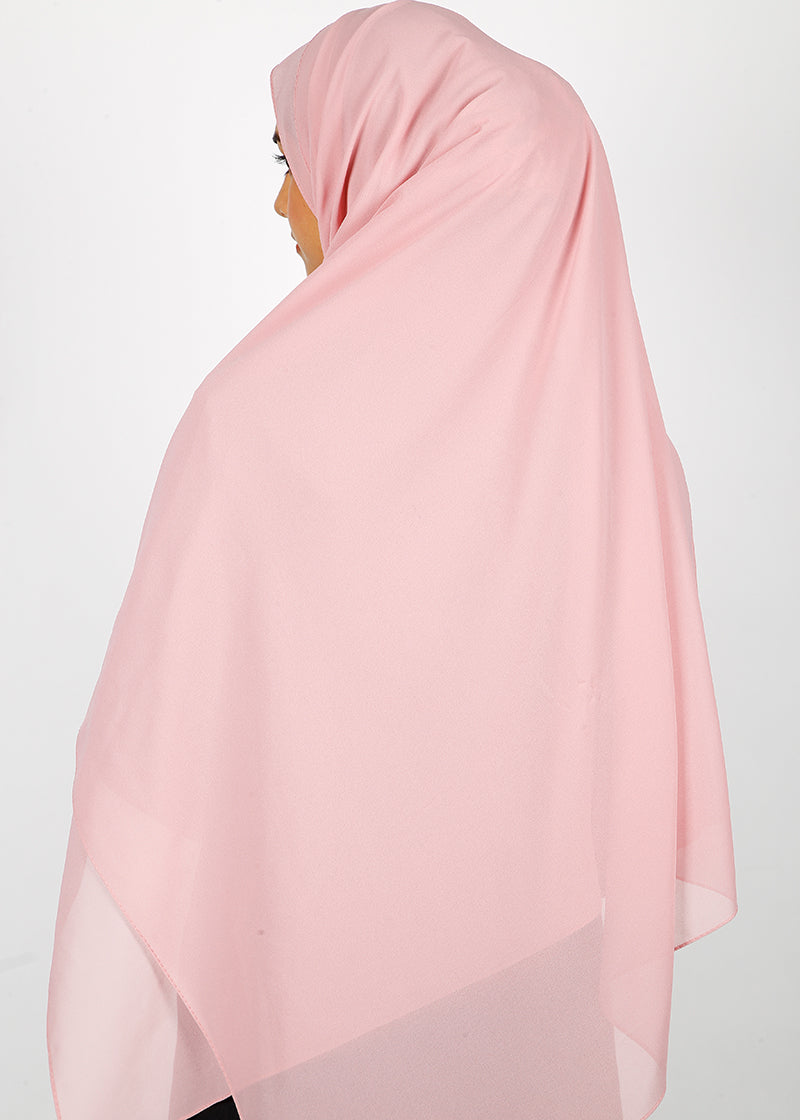 BeingMuslims Rich Malaysian GeorgetteHijab Pink Pack of 10