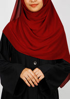 BeingMuslims Rich Malaysian GeorgetteHijab Plum Pack of 10