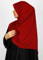 BeingMuslims Rich Malaysian GeorgetteHijab Plum Pack of 10