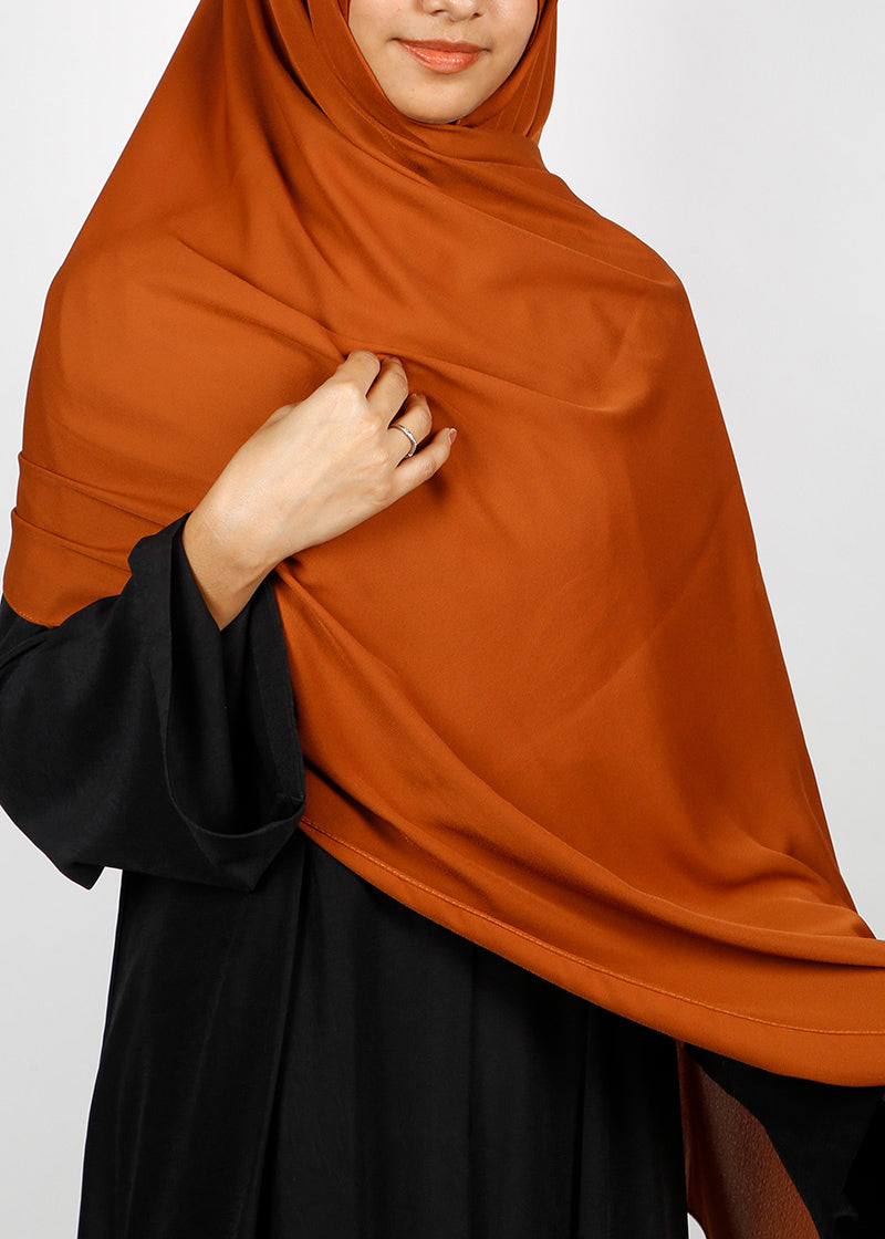 BeingMuslims Rich Malaysian GeorgetteHijab Plum Pack of 10