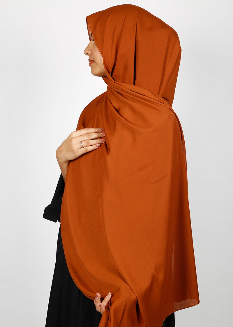 BeingMuslims Rich Malaysian GeorgetteHijab Plum Pack of 10