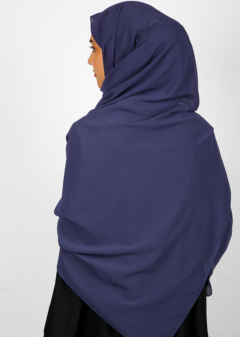 BeingMuslims Rich Malaysian GeorgetteHijab Plum Pack of 10