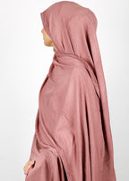 BeingMuslims Textured Mildly Sparkling Hijab Onion Pink Pack of 10