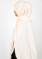 BeingMuslims Textured Mildly Sparkling Hijab Pearl Pack of 10