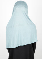 BeingMuslims Stylish Diamond Work Jersey Hijab Pale Blue Pack of 10