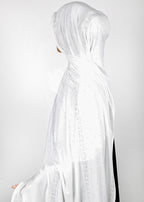 BeingMuslims Stylish Diamond Work Jersey Hijab White Pack of 10