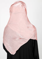 BeingMuslims Diamond Work Organza Blush Pink Hijab Blush pink Pack of 10