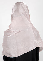 BeingMuslims Diamond Work Organza Blush Pink Hijab Blush pink Pack of 10