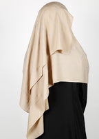 BeingMuslims Chic Diamond Work Chiffon Hijab Beige Pack of 10