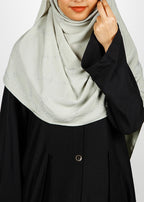 BeingMuslims Chic Diamond Work Chiffon Hijab Sea Green Pack of 10