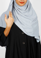 BeingMuslims Chic Diamond Work Chiffon Hijab Pale Blue Pack of 10