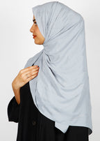 BeingMuslims Chic Diamond Work Chiffon Hijab Pale Blue Pack of 10