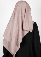 BeingMuslims Chic Diamond Work Chiffon Hijab Pale Brown Pack of 10