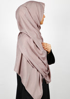 BeingMuslims Trendy Diamond Work Chiffon Hijab Taupe Pack of 10