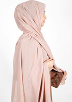 BeingMuslims Classic Luxe Georgette Hijab Almond Pack of 10