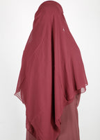 BeingMuslims Classic Luxe Georgette Hijab Onion Pink Pack of 10