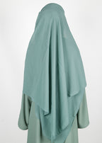 BeingMuslims Classic Luxe Georgette Hijab Sea Green Pack of 10