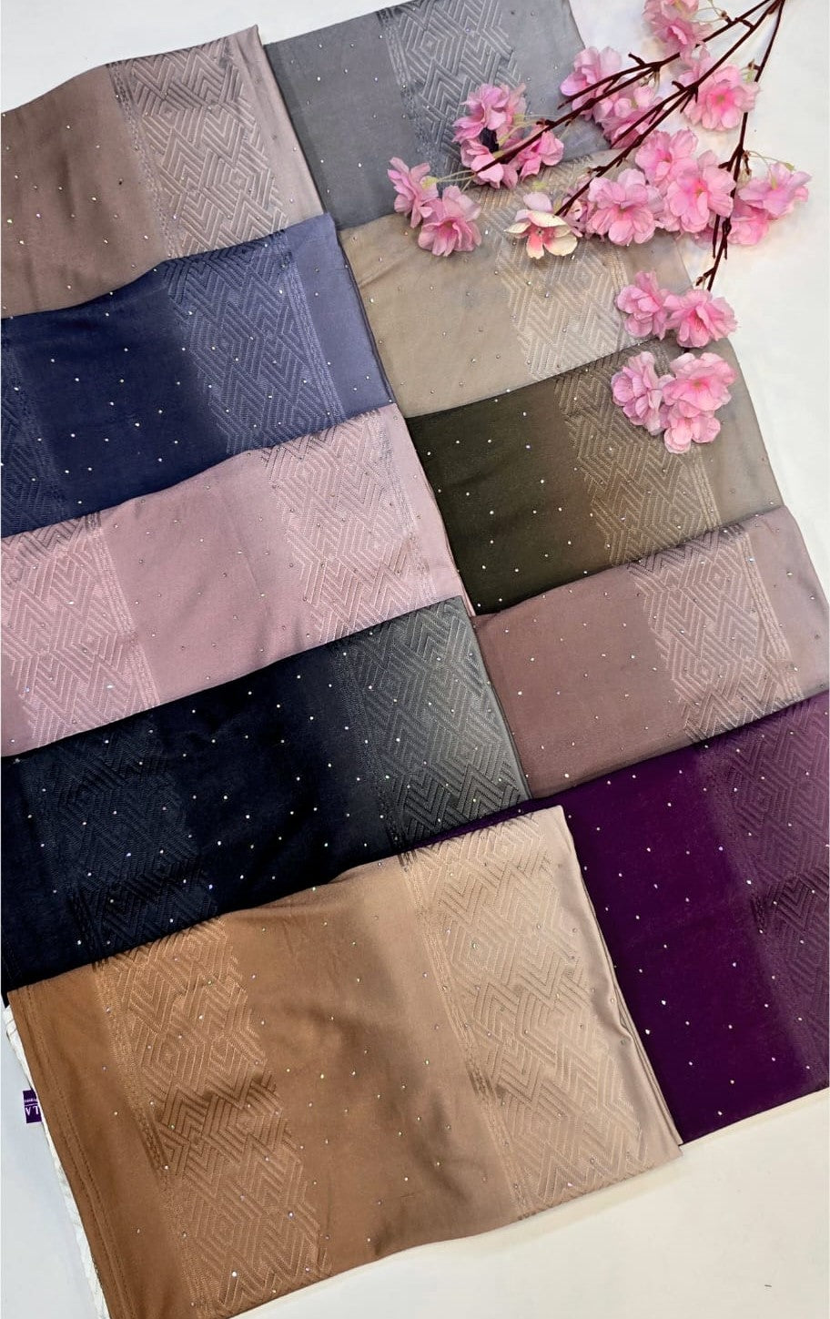 BEINGMUSLIMS OMBRE JERSEY DIAMOND PRIME Pack of 10
