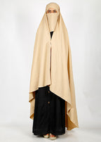 BeingMuslims Irani Chadar in CY Crush Beige Pack of 10