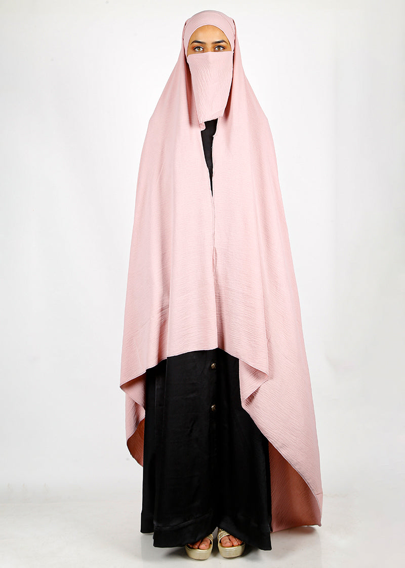 BeingMuslims Irani Chadar in CY Crush Blush pink Pack of 10