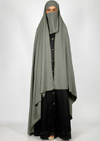 BeingMuslims Irani Chadar in CY Crush Grey Pack of 10