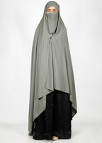 BeingMuslims Irani Chadar in CY Crush Grey Pack of 10