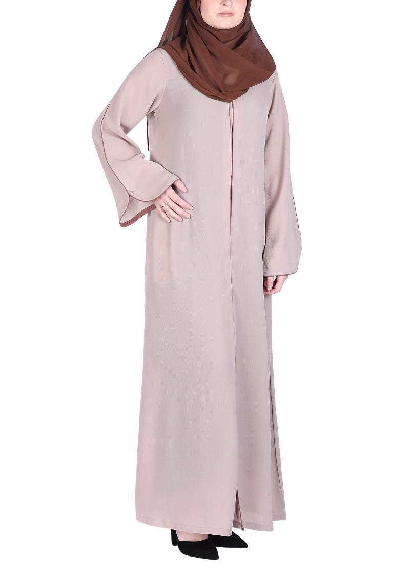 Being Muslims Minimalist Piping Abaya
