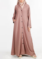 BeingMuslims Blazer Abaya Burnish Brown