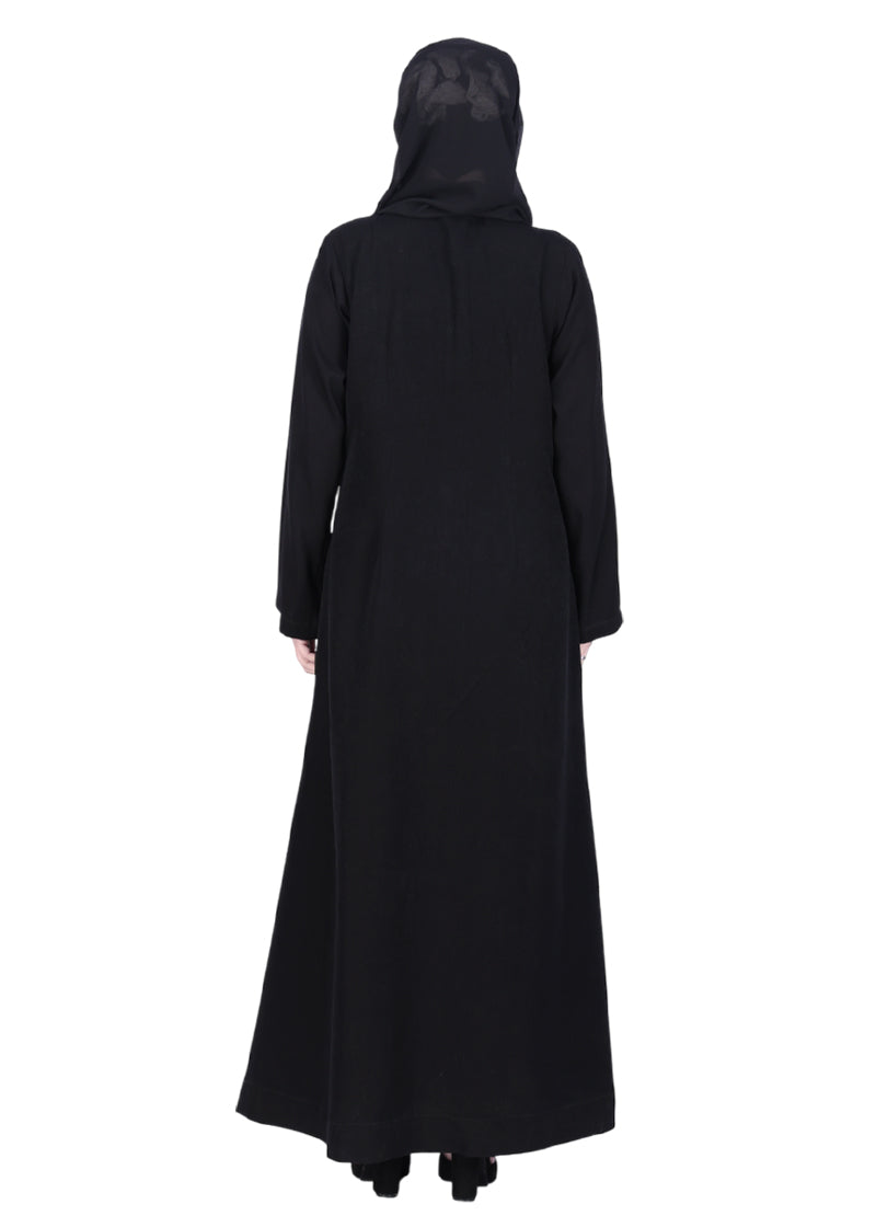 Being Muslims Luxe Veil Chinese Nida Abaya Black