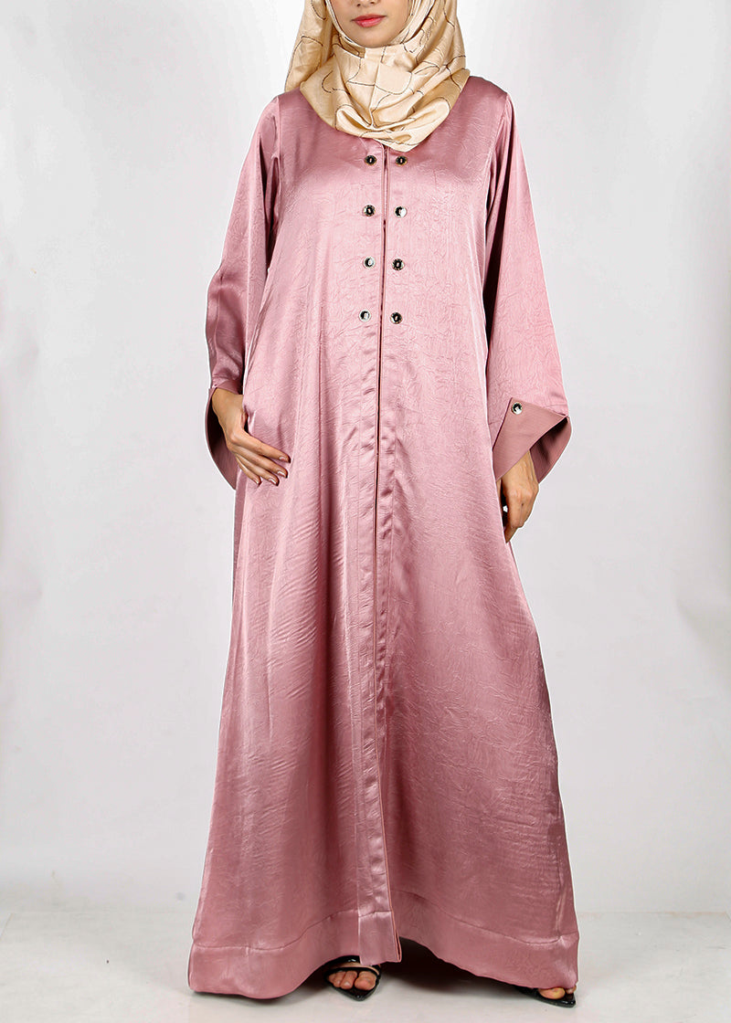 Being Muslims Silvermist Abaya with contrast sleeves