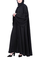 Being Muslims A Line Flowy n Flared Abaya Black