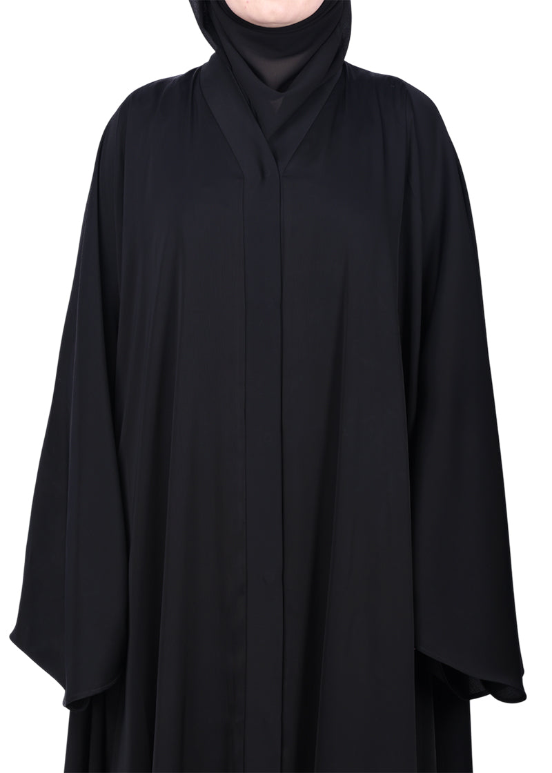 Being Muslims A Line Flowy n Flared Abaya Black