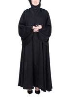 Being Muslims A Line Flowy n Flared Abaya Black