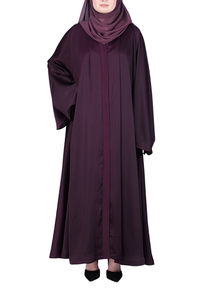 Being Muslims A Line Flowy n Flared Abaya Purple