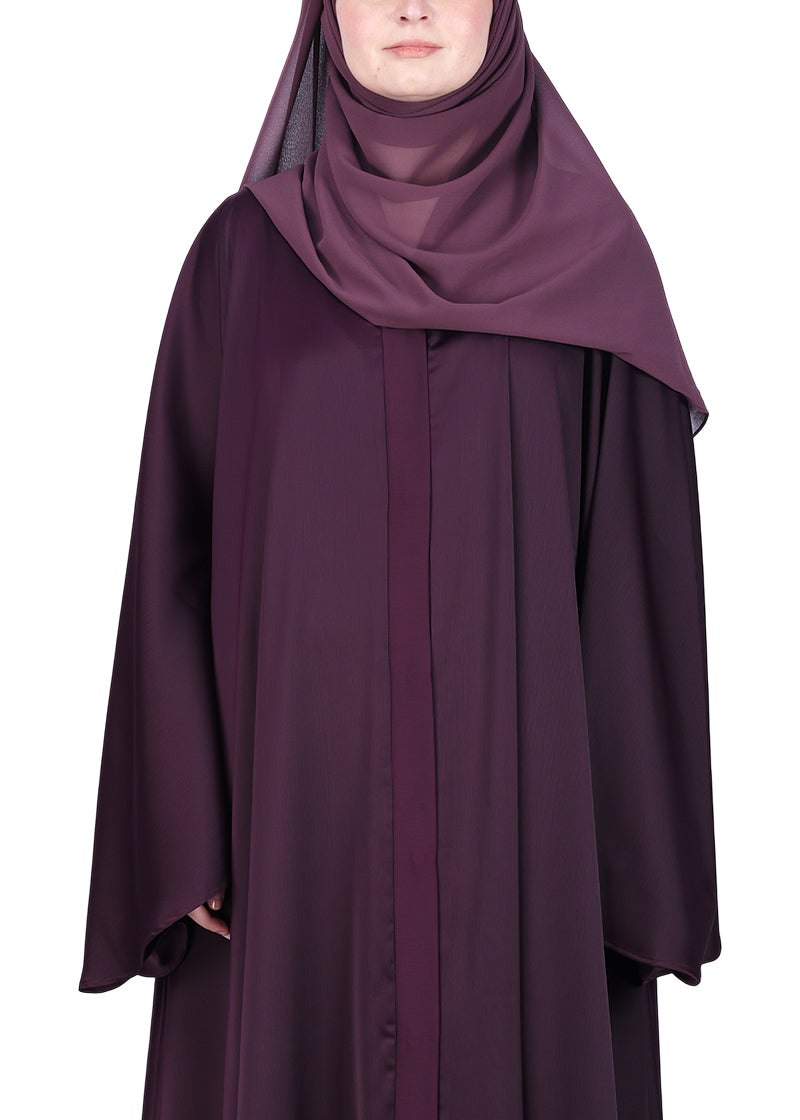Being Muslims A Line Flowy n Flared Abaya Purple