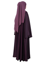 Being Muslims A Line Flowy n Flared Abaya Purple